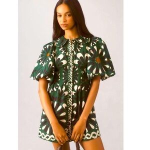 FARM RIO “Ainika flowers” mini dress